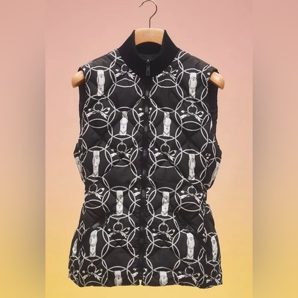 HERMES ❌SOLD❌PARIS PROMENADE DU MATIN PUFFER JACKET COAT VEST REVERSIBLE NEW - Picture 13 of 16